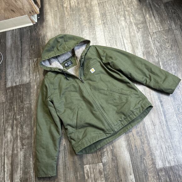 Carhartt Jackets & Blazers - Vintage Y2K Carhartt WJ141 LOV Green Sierra Jacket Women's Medium